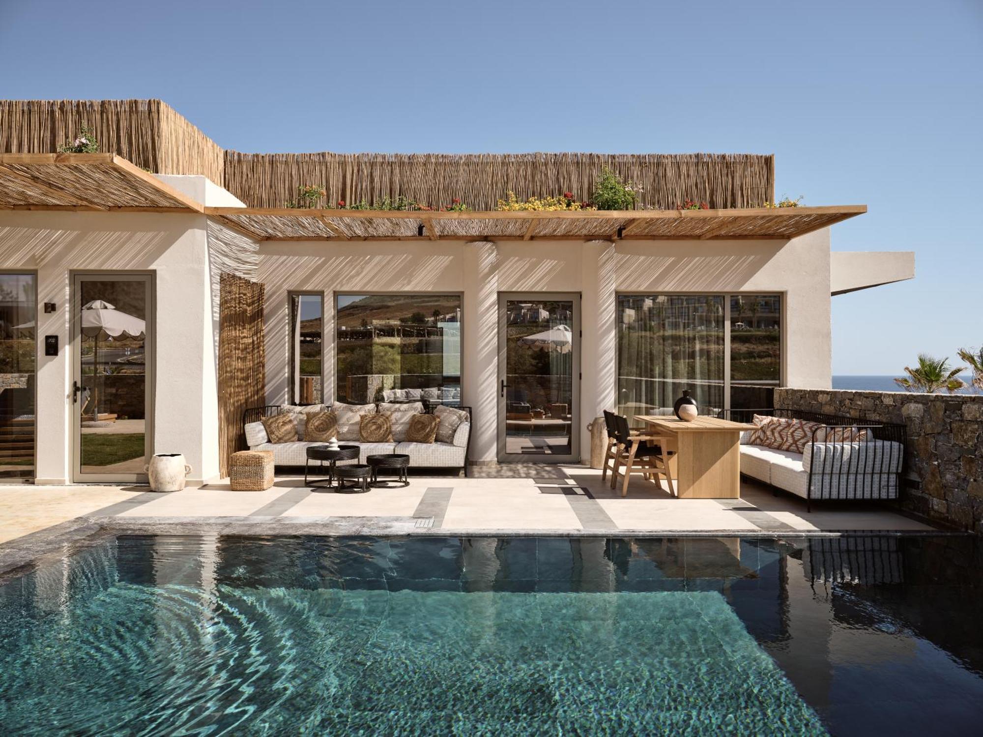 The Royal Blue A Luxury Beach Resort (Adults Only) Pánormos Exterior foto