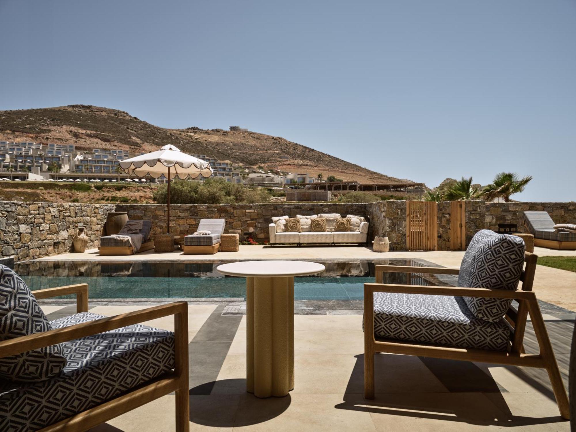 The Royal Blue A Luxury Beach Resort (Adults Only) Pánormos Exterior foto